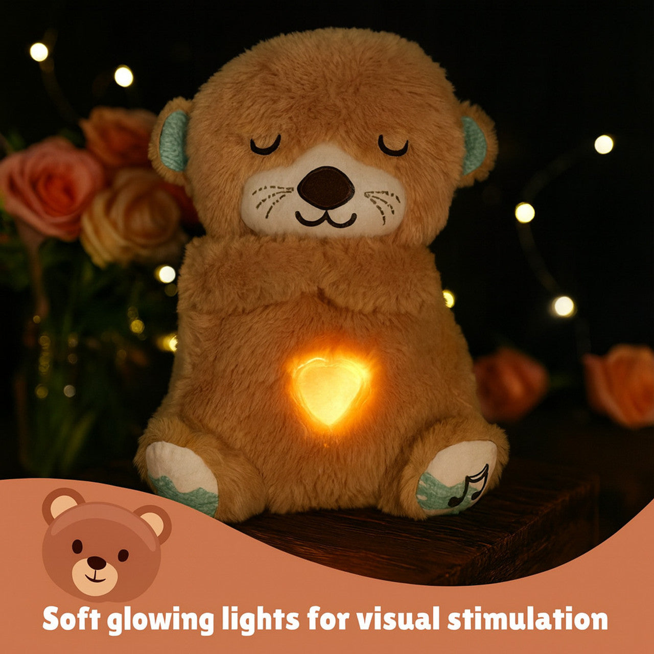 Breathing Teddy Night Light