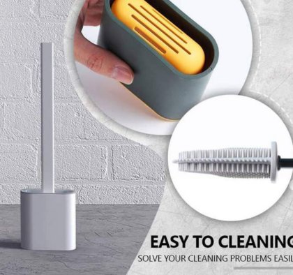 All-round clean toilet brush without dead ends Silicone toilet brush