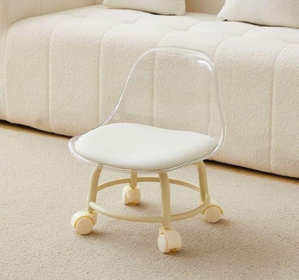 Acrylic 360° Rotatable Transparent Chair
