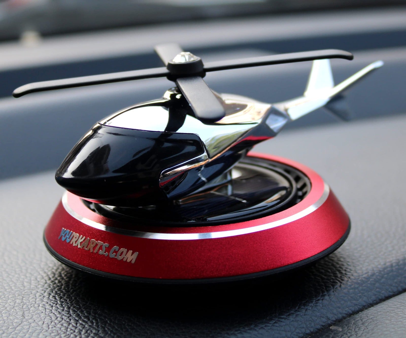 Solar Rotating Helicopter Car Air Freshener