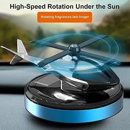 Solar Rotating Helicopter Car Air Freshener
